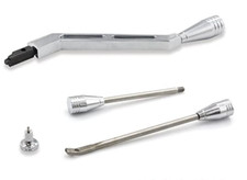Polished Billet Aluminum GM Column Shifter Turn Signal Lever Hazard Tilt KIT picture