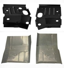 80 96 Ford 4Pc Cab Floor Pan & Cab Mount Floor Support Kit Ford Truck & Bronco picture