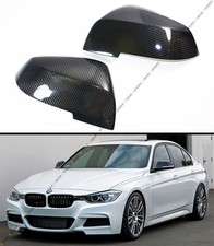 For BMW E84 F20 F22 F30 F32 F33 2 Pcs Replacement Carbon Fiber Mirror Covers Cap picture