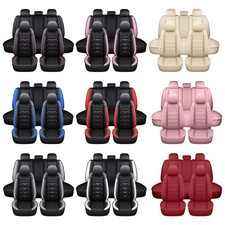 For Chevy Sedan SUV Car Seat Covers Full Set Front Rear 5 Seats Seat Protectors picture