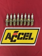 ACCEL 0414S-8 - Shorty Header Plugs Set Of “8” Spark Plugs picture