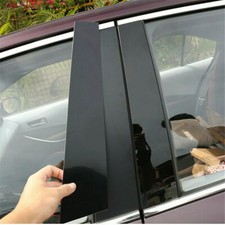 6 Pcs Auto Door Trim Pillar Posts Gloss Black Cover For 2005-2010 Honda Odyssey picture
