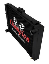 RN Champion 3 Row Black Finish Radiator for 1964-1966 Mercury Monterey V8 Engine picture
