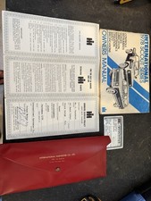 International scout Original Owners Manual Registration Card Owner Policy Card picture