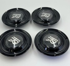 4 Custom Rolls Royce Style Phantom Ghost 183mm Floating Wheel Center Caps Set picture