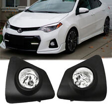Pair Fog Lights Fits 2014-2016 Toyota Corolla S LH&RH Front Bumper Fog Lamps picture