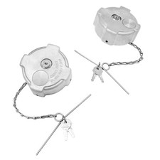 2x Locking Diesel Fuel Cap for 96-18 Freightliner Cascadia Columbia 03-37017-002 picture