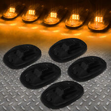 FOR 02-18 DODGE RAM TRUCK 5PCS SMOKED LENS LED CAB ROOF TOP MARKER RUNNING LIGHT picture