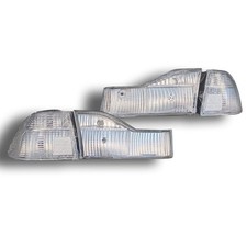Full Tail Lights Clear Lens Brake Turn Signal Lamp For Accord Sedan CG5/6 98~00 picture