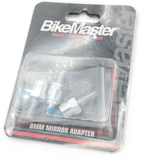 BikeMaster 8mm Male Chrome Mirror Adapter Universal Fit 600275 picture