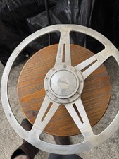 Vintage LeCarra Steering Wheel Chevy Heartbeat Horn Button Hub 4 Spoke Aluminum picture