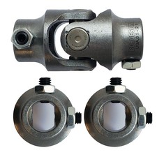 Borgeson Steel Steering Universal Joint, 3/4DD X 3/4DD, 3-1/4