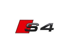 Gloss Black S4 Trunk Emblem Rear Badge Decal For Audi picture