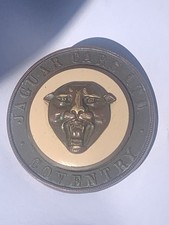 ORIGINAL  FACTORY JAGUAR XK120 BONNET HOOD EMBLEM J. FRAY LTD XK 120 OTS FHC DHC picture