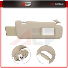 Beige Passenger Right Side Sun Visor Fits 2008-2013 Toyota Highlander W/ Sunroof picture