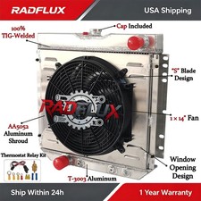 339 Radiator w/Shroud Fan Fits V8 Ford Mustang Torino/Fairlane Cougar 1967-1970 picture