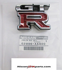 GENUINE Nissan Skyline R34 GT-R Front Emblem OEM Badge 62896-AA400 picture