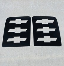 88-98 Chevy Pickup Vtech Ext Cab Side Window Covers Bowties Sidewinders  picture