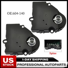 2x HVAC Heater Air Blend Door Actuator 604-140 for GMC Acadia Chevry Buick 3.6L picture