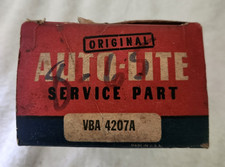 New NOS Auto lite Voltage Regulator VBA 4207A  Autolite Vintage Part Car Truck picture