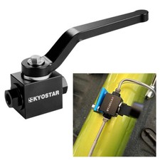 Black Brake Line Lock Shut Off Valve 1/8