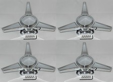 (4) TRIBAR SPINNER KNOCKOFF 2-1/4 or 2-1/8 FITS AMERICAN RACING WHEEL CENTER CAP picture