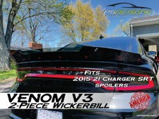 PSDesigns Venom V3 2 Layer Wickerbill wicker bill fits 15-23 Dodge Charger picture