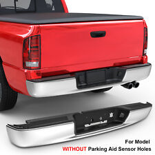 Chrome Rear Bumper Black Step Assembly For 2003-2008 Dodge Ram 1500 2500 3500 picture