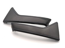Volvo S60R V70R S60 V70 XC70 Leather Door Pull Handle Cover Pair 8658964 8658965 picture