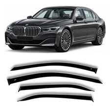 Chrome Trim Window Visors Rain Guards Wind Deflectors Fit BMW 7 Sd G11 2015-2022 picture
