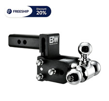 B&W Tow & Stow Adjustable Trailer Hitch Ball Mount TS10047B picture