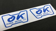Honda OK Inspection Decals, Window STICKERS, Inside/Outside Glass, Civic, CRX picture