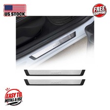 JEEP PATRIOT Door Sill Cover Sport S.Steel Brushed Silver 2 Pcs picture