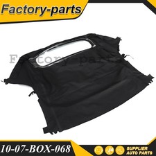 Black Convertible Soft Top for Porsche 986 Boxster 1997 1998-2002 w/Glass Window picture