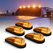 DOT Amber LED Teardrop Cab Roof Marker Lights for Ford Chevy Dodge Ram Truck Van picture