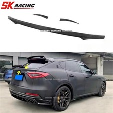 Fits Maserati Levante SUV 2017-20 REAL CARBON FIBER Rear Middle Spoiler Wing Lip picture