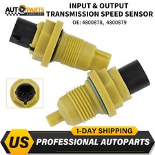 2x Transmission Input And Output Speed Sensor 4800878 4800879 For Chrysler Dodge picture