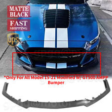 Fit For Ford Mustang GT500 AMMP Style Bumper 2014-2021 Front Replacement Lip Kit picture