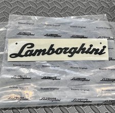 Lamborghini Aventador LP700 LP720 LP750 Rear Script Emblem Matte Black 470853742 picture
