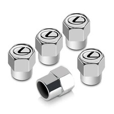 Lexus Tire Stem Valve Caps Set (Chrome) picture