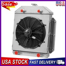 4Row Radiator for 1949 1950 1951~1953 Ford Country Sedan Squire FlatHead V8 Gas picture
