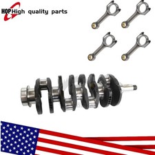Crankshaft+4X connecting rod for Mitsubishi S4S S4SD S4S-IDI Engine  US picture