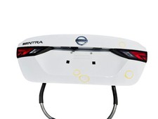 2020-2025 Nissan Sentra Deck Lid OEM Dented And Scratches White picture