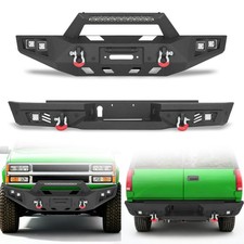 Front / Rear Bumper For 1992–1999 Chevy GMC C/K1500 With Sensor Hole Winch Plate picture
