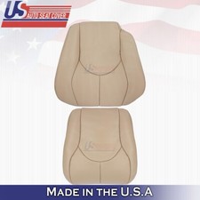 1996 to 2002 For Mercedes Benz SL500 Driver Top &Bottom Leather Seat Cover Tan picture