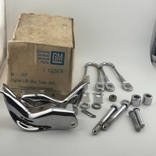 OEM GM 1965-68 Chromed Safety Recall Engine Lift Stop 325878  283 307 327 picture