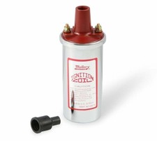 Mallory 29219 Street Performance Ignition Coil Chrome Coil 12 Volt picture