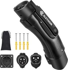 Tesla to J1772 Adapter, Tesla Charger Adapter for J1772 EVs, Max 60A/250V UL Cer picture