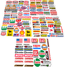 150 + Racing Decals Stickers Drag Race  Nascar Buy 2+ Any Sets Get  picture