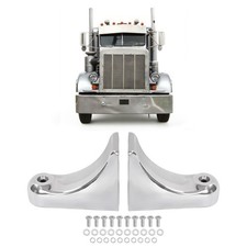 Pair Aluminum Polishing Silvery Headlight Bracket Kit For Peterbilt 359 picture
